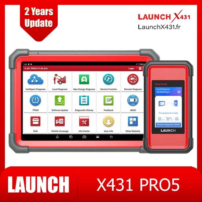 Launch X431 PRO5 Diagnostic Tool With SmartLink C VCI