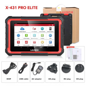 [Second-hand 99% New] Launch X431 PRO ELITE Auto Full System Car Diagnostic Tools CAN FD Active Tester OBD2 Scanner