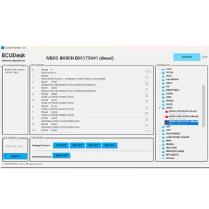 ECUDesk Software for EGR DPF SCR (AdBlue) NOx CAT SAP EVAP Flaps DTC OFF