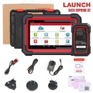[Second-hand 99% New] LAUNCH X431 CRP919E BT Car Diagnostic Tool DBScar VII VCI Car OBD2 Scanner Active Test ECU Coding CANFD DOIP 31+ Reset Services
