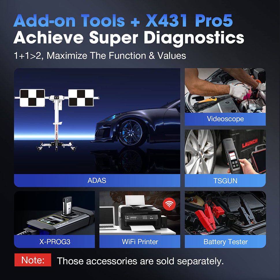 LAUNCH X431 PRO5 Add-on modules