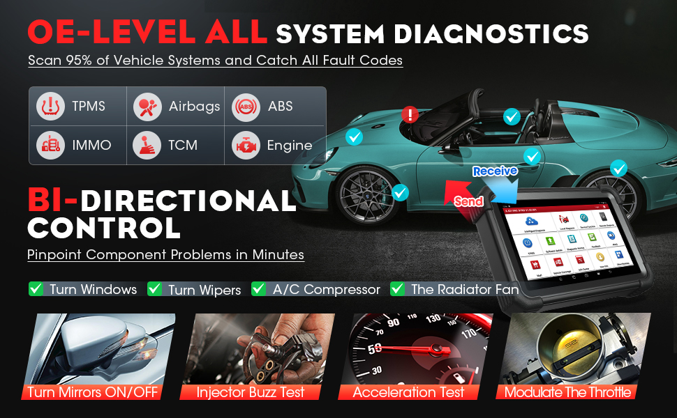 LAUNCH X431 IMMO ELITE OE-level All System Diagnostics