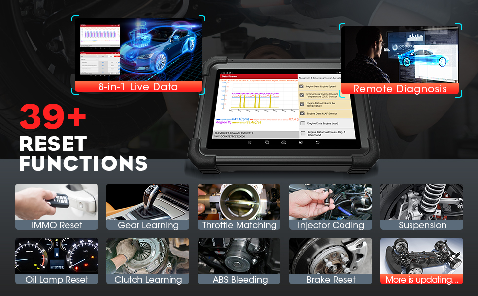 LAUNCH X431 IMMO ELITE 39 Maintenance Functions