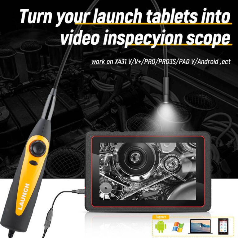 Launch VSP-600 Camera VideoScope Borescope Endoscope