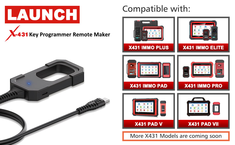 Launch X431 Key ProgrammerÂ compatible with x431 immo serial and x431 pad serial
