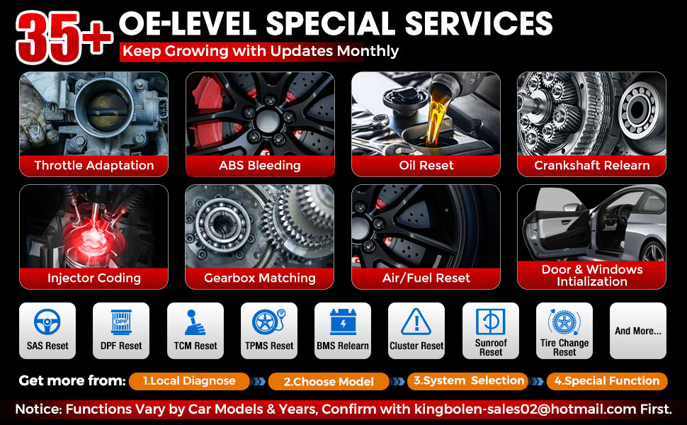 LAUNCH X431 CRP919EBT OBD2 Scanner 35+ Service