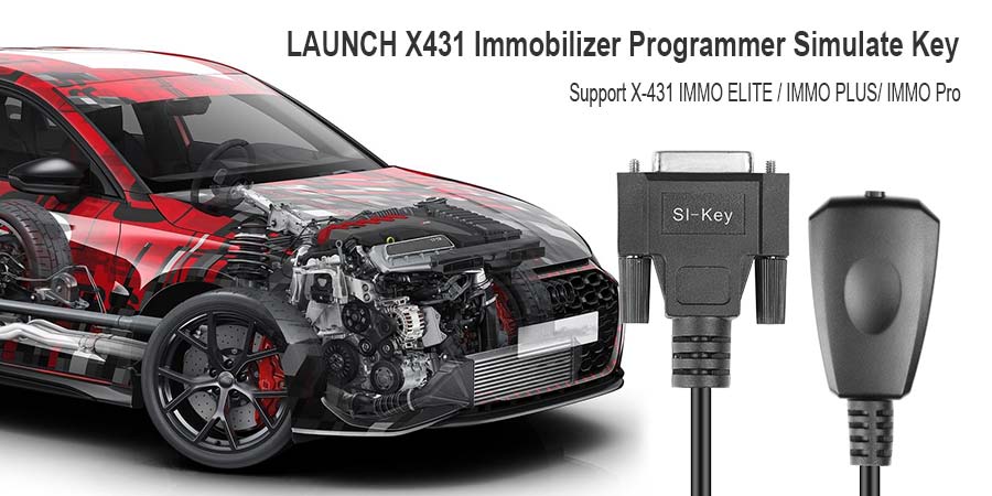 LAUNCH X431 IMMO Plus, X-PROG3, MCU3 Adapter and Simulate Key