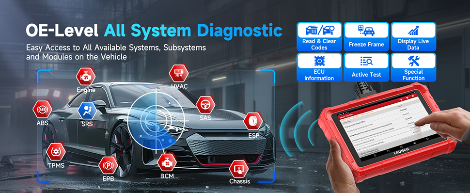 LAUNCHÂ X431 PRO STAR SCANNER all system diagnoses