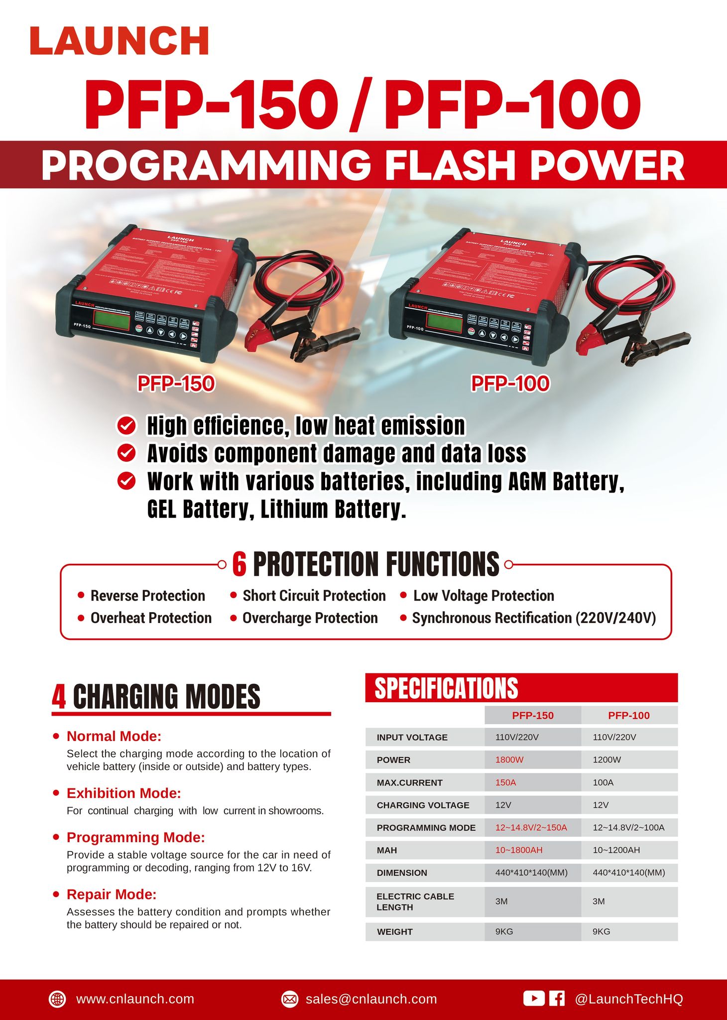 LAUNCH PFP100 Programming Flash Power