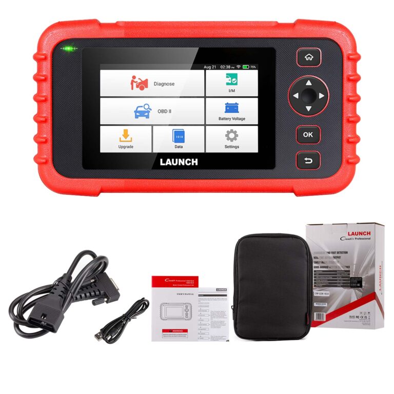 [Second-hand 95% New] Launch OBD2 Scanner CRP123X Elite Scan Tool ABS/SRS/Engine/Transmission Automotive Tools,Check Engine Code Reader
