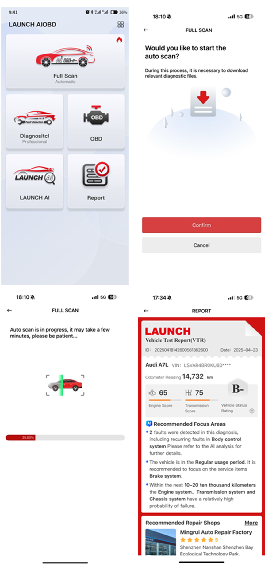 LAUNCH AIOBD Automotive Diagnosis Terminal