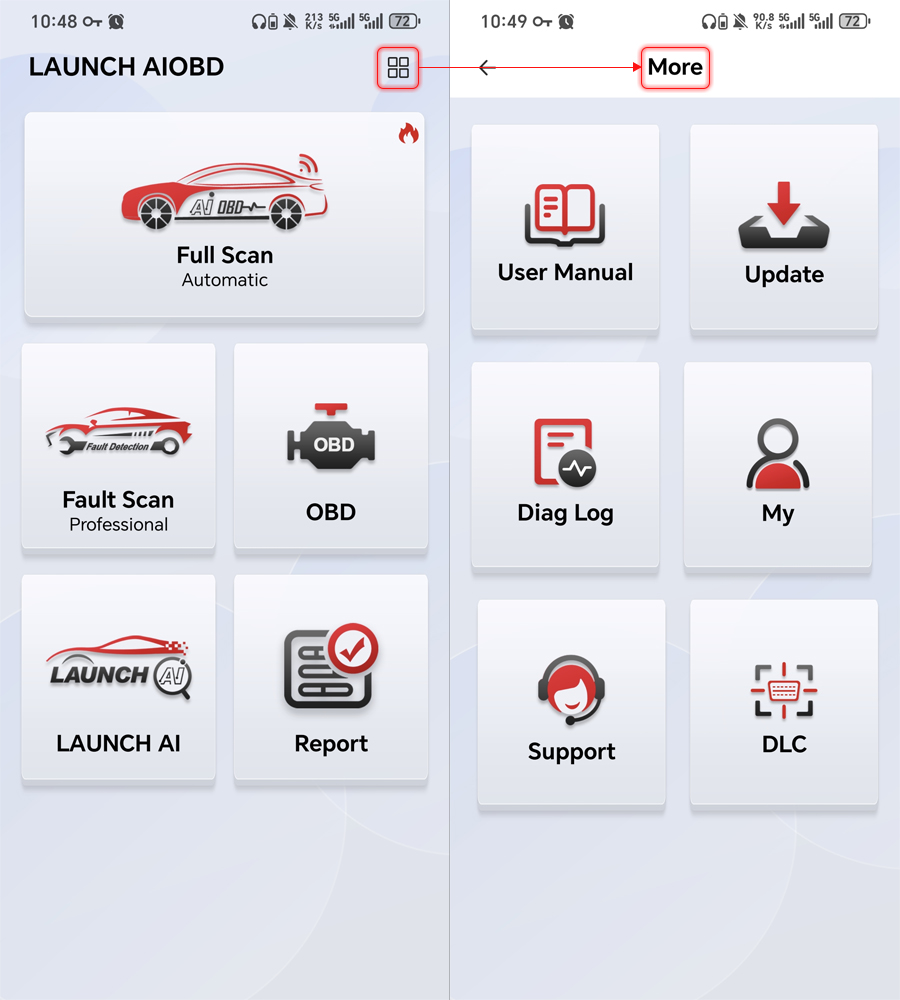 LAUNCH AIOBD (NueraDiag) Car Diagnostic Tool