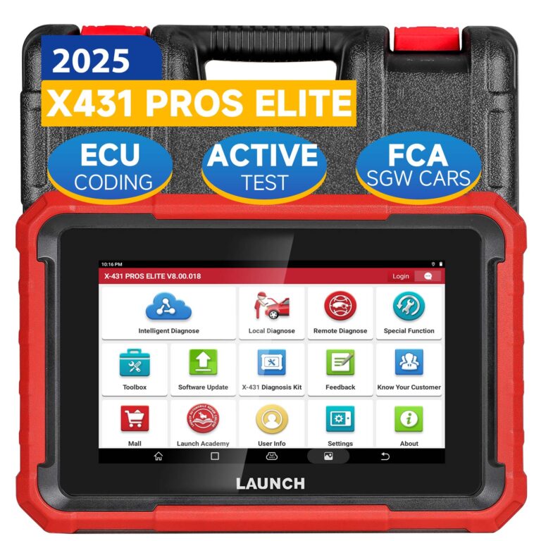 [Second-hand 99% New] LAUNCH X-431 PROS ELITE Car Full System Car Diagnostic Tools CAN FD Active Tester OBD2 Scanner