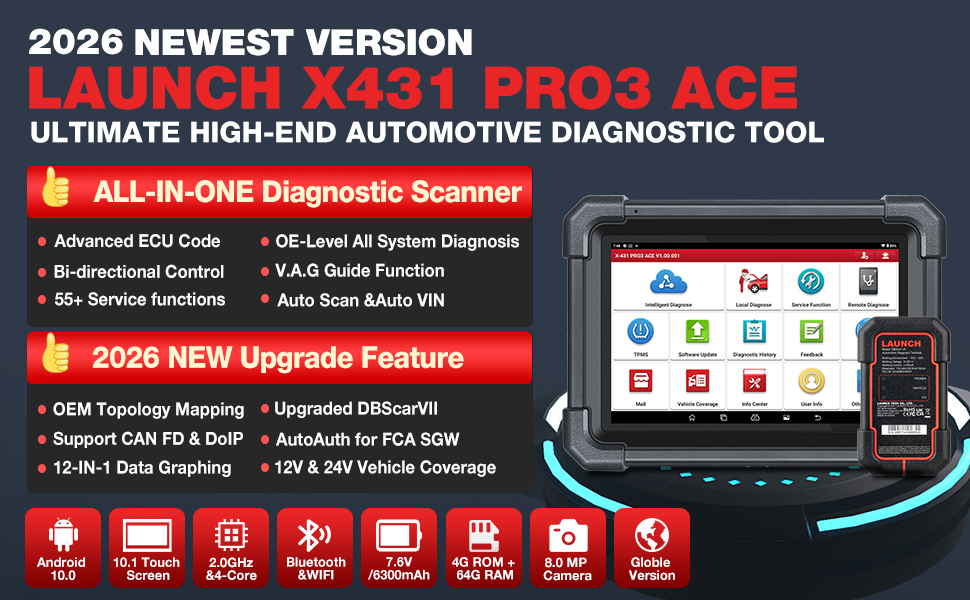 LAUNCH X431 PRO3 ACE Elite Scanner