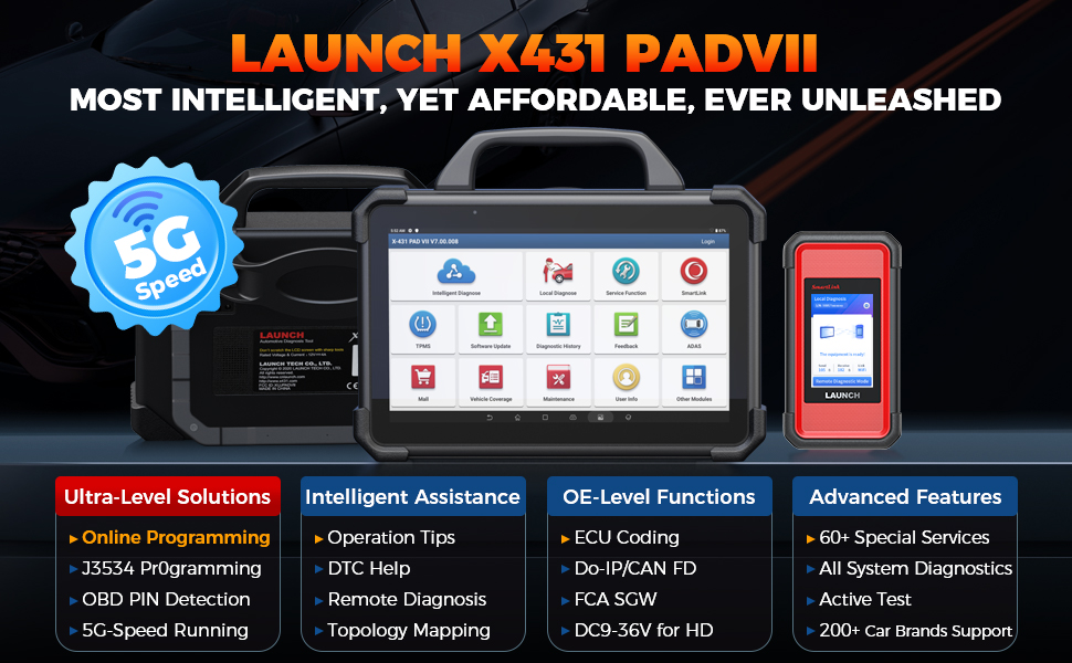 LAUNCH X431 PADâ
¦ and XPROG3